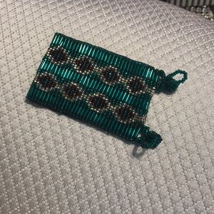 Hand beaded bracelet